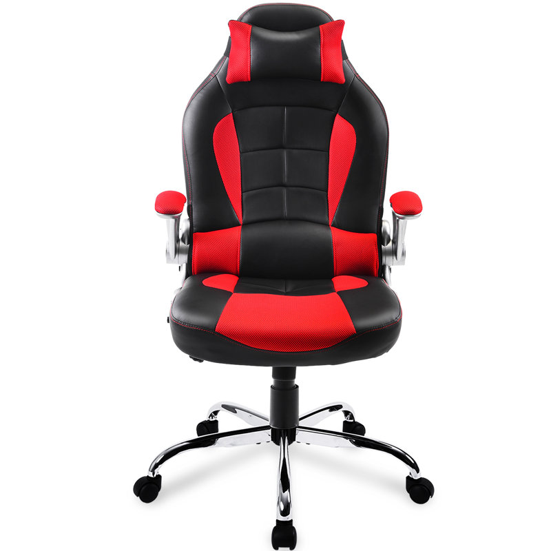 17 Stories Ahsia Adjustable Ergonomic Swiveling PC & Racing Game Chair