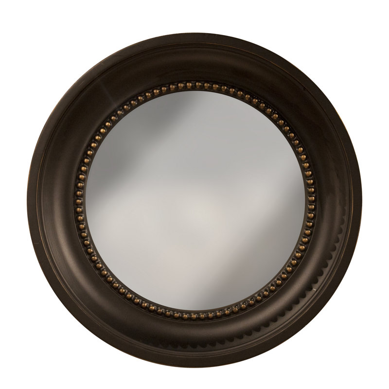 Miroir noir et doré