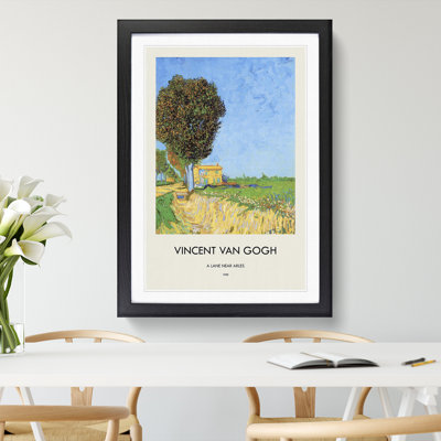 A Lane Near Arles by Vincent Van Gogh - Picture Frame Painting