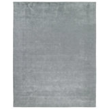 Beaudry Hand-Knotted Wool Area Rug in Charcoal