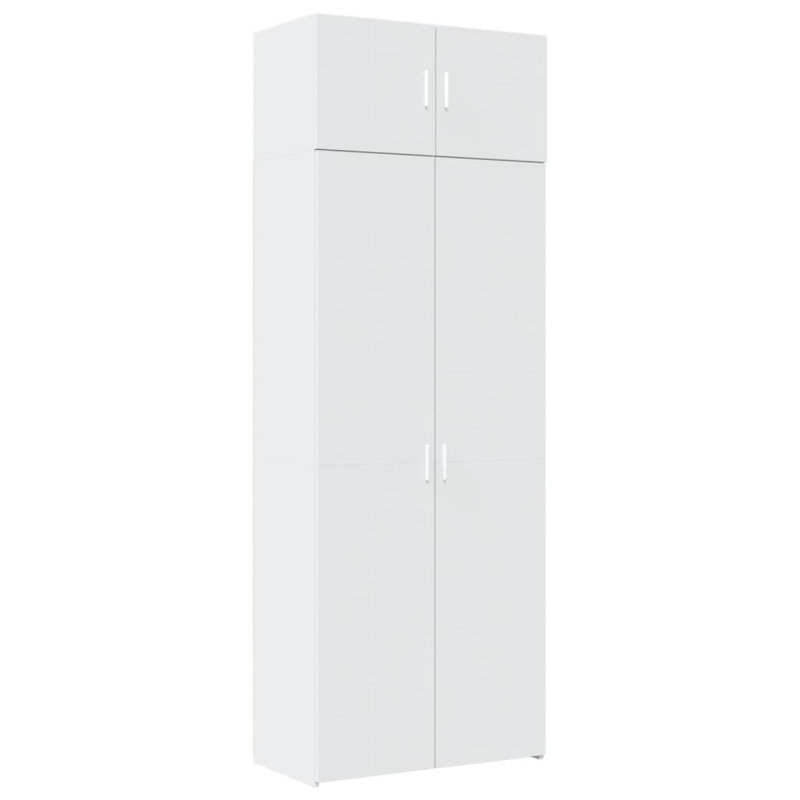 Keels 80cm Sideboard, 225cm H x 80cm W x 42.5cm D, White