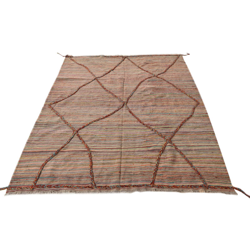 Tapis multicolore 5 pi 9 po x 7 pi 2 po
