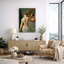 «Woman at the Mirror», œuvre d'art classique nue sur toile, impression de giclée sur toile encadrée-123405782-123405781