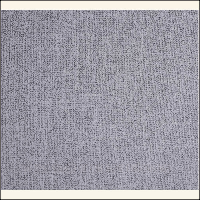 Ensemble de 2 chaises d'appoint rembourrées en lin gris, finition chêne gris