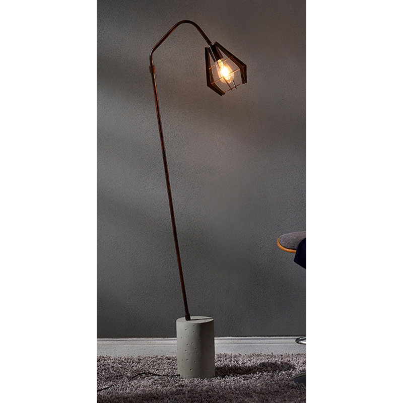 Glenloft 155.96cm Arched Floor Lamp