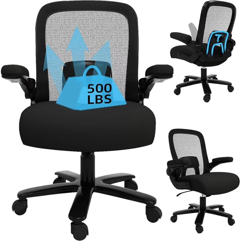 Grande chaise de bureau ergonomique Mangran 500 lb