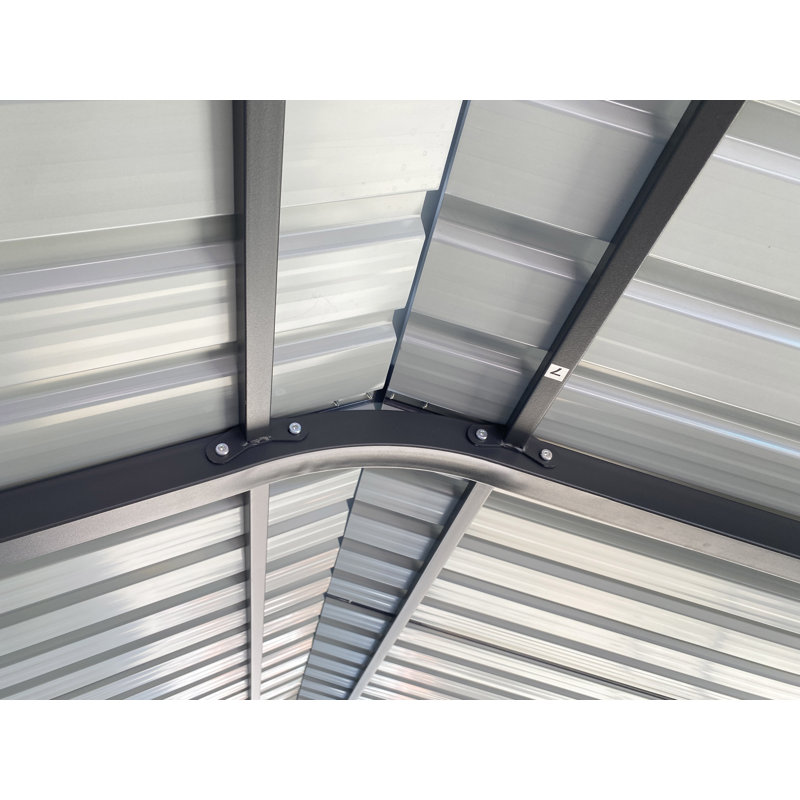 Metal Carport 12 ×20 FT Heavy Duty With Galvanized Steel Roof, Metal Garage Canopy With Galvanized Steel Roof & Frame, Car Tent Outdoor Storage Shed For Car, Boats And Truck