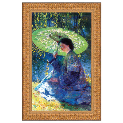 " The Green Parasol, 1909 " by Guy Rose