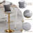 Velvet Adjustable Height Bar Stools (Set of 2)-259159679