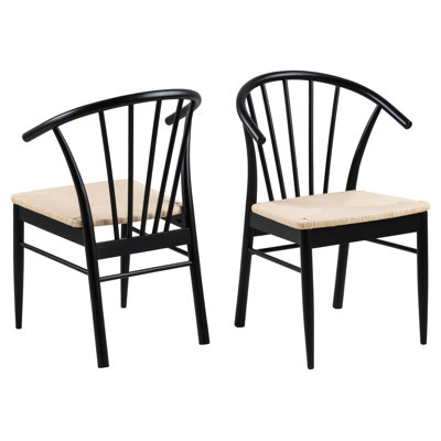 Miklos 46cm H Upholstered Side Chair in Off White