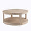 Grande table basse ronde de 40 po à 2 niveaux-1463824740