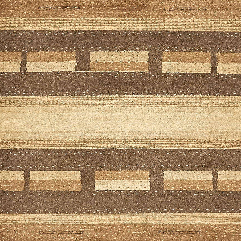 Wool Abstract Indoor Rug, Square 3'