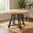 Thandie Round Metal Base Dining Table