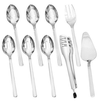 9-piece 18/10 Stainless Steel Hostess Set, Serving Utensil Set