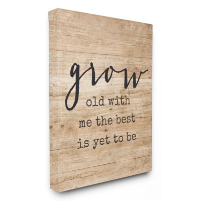 Textual Art on Canvas