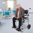 Lockable Rolling Shower Chair With Commode(O-Shape Seat)