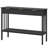 32.3"Tall Console Table with 3 Drawers and Open Storage Shelf