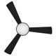 Burghard 50'' 3 Blade Ceiling Fan with LED Light Kit