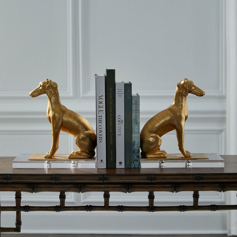 Flossie Glam Resin Bookends