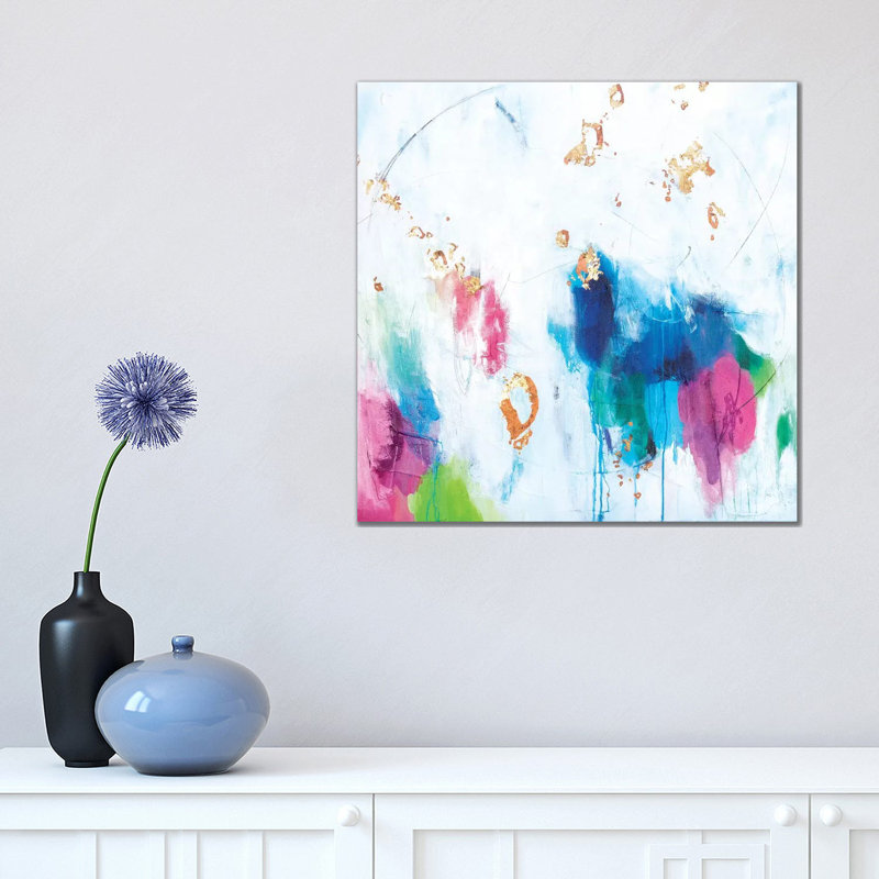 Shattered Glass 1 Piece Wrapped Canvas Painting, 45.72 cm H x 45.72 cm W x 3.175 cm D