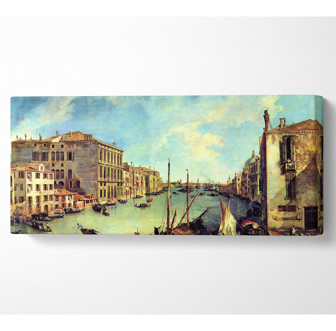 Canaletto Großer Kanal bei San Vio - Leinwanddrucke auf Leinwand