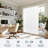  Adjustable Semi Sheer Sliding Panel Track Blinds-779433821
