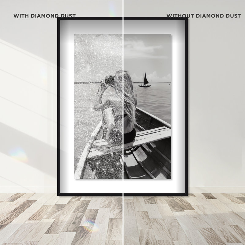Frame Of Solitude Print by Oliver Gal, 31.5"H x 21.5"W, Black Shadowbox