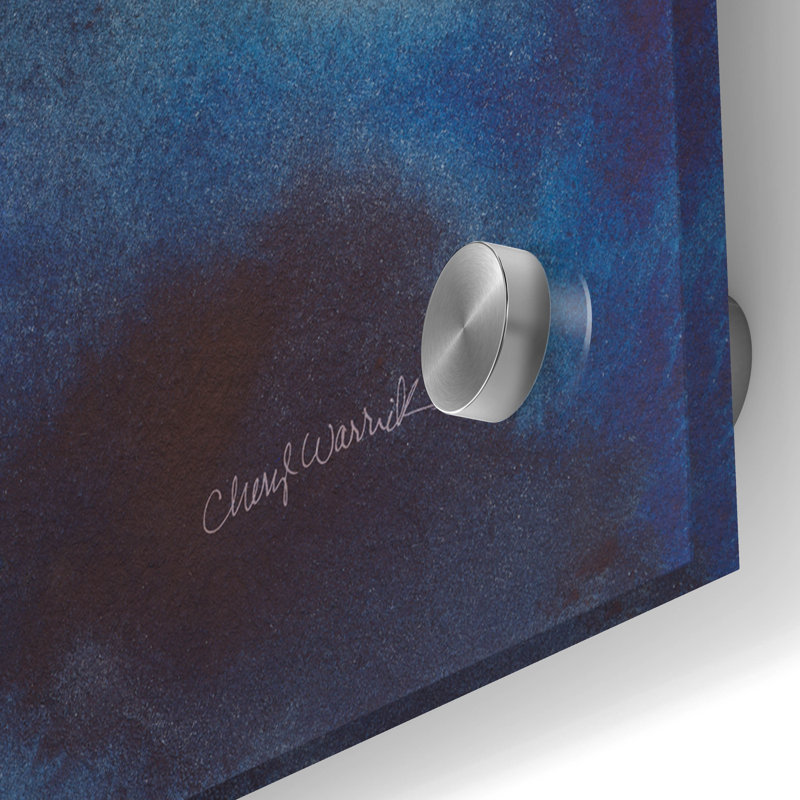  «Floral Beauty 2 Striped Vase» par Cheryl Warrick, art mural en verre acrylique, 36 po x 36 po, H 36 po x l 36 po
