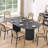 Expandable Dining Table, Extending Table, Modern Kitchen Table