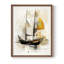 NAUTICAL Series CCCCLIIII - Impression encadrée de qualité supérieure - Prêt à être accroché - Aucun clou requis-1194290451-1194290462