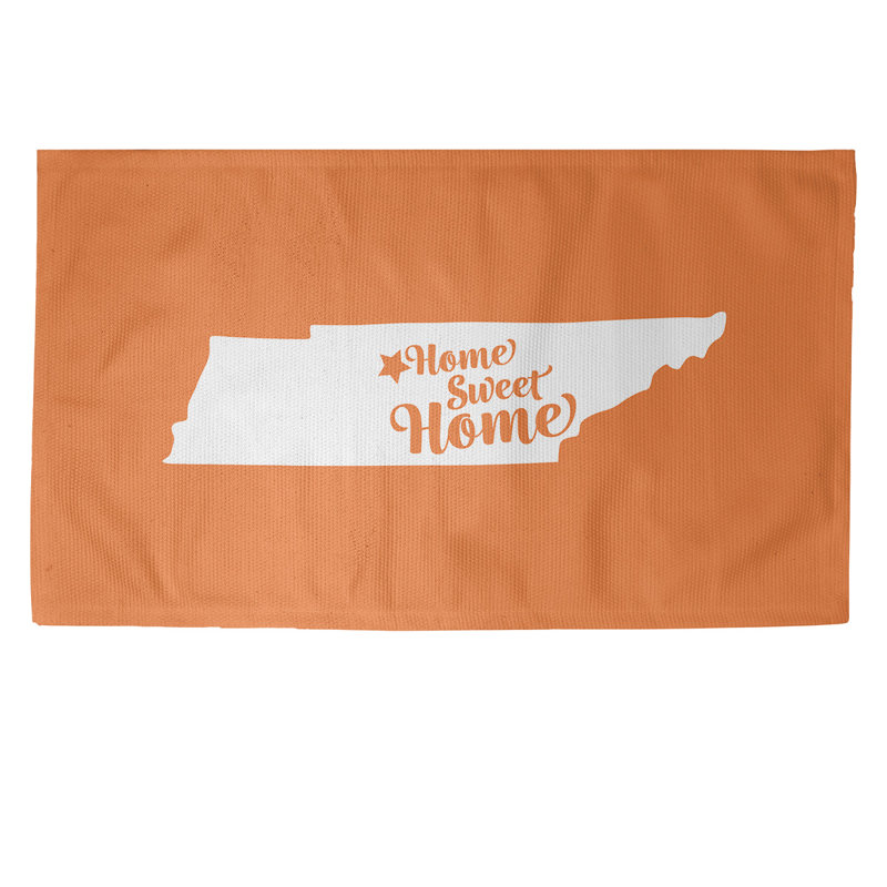 Tapis pour la maison orange, Rectangle 2 pi x 3 pi