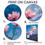  «Pink Blue Cherry Blossom Tree Beauty II - Cherry Blossom, reproduction d'art murale-1630542010-1630542014