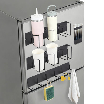 Porte-gobelet magnétique pour réfrigérateur et garde-manger