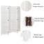 160cm W x 170cm H 4 - Panel Folding Room Divider