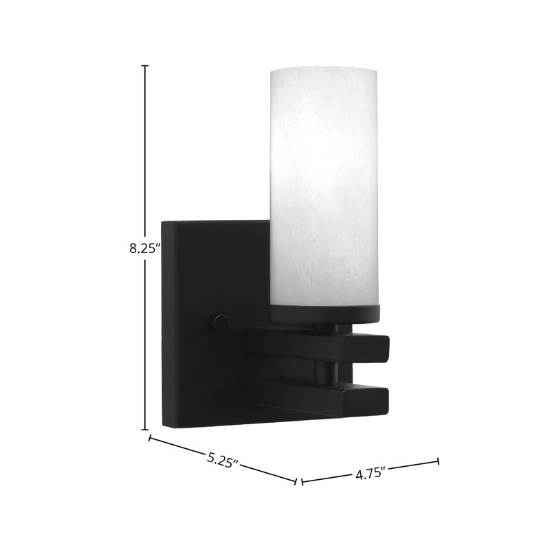Applique murale Belmont, Noir mat
