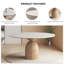 Ensemble de banquet moderne pour 8 personnes avec table et chaises en pierre