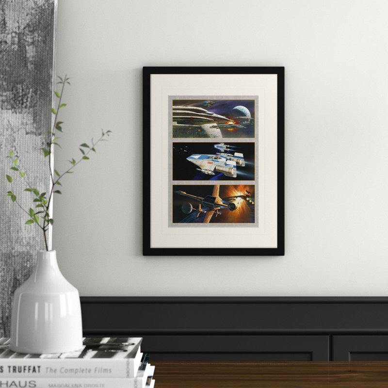 Rebel Assault Framed Graphic Art Print Framed - Single Picture Frame Print