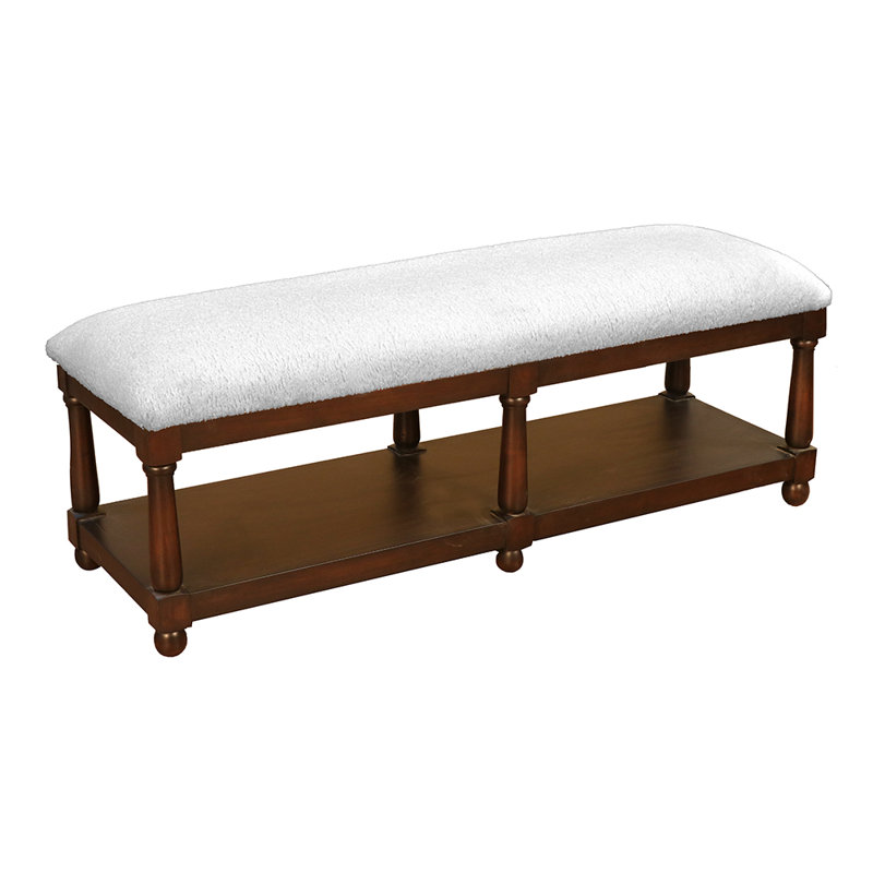 Polyester Upholstered Storage Bench