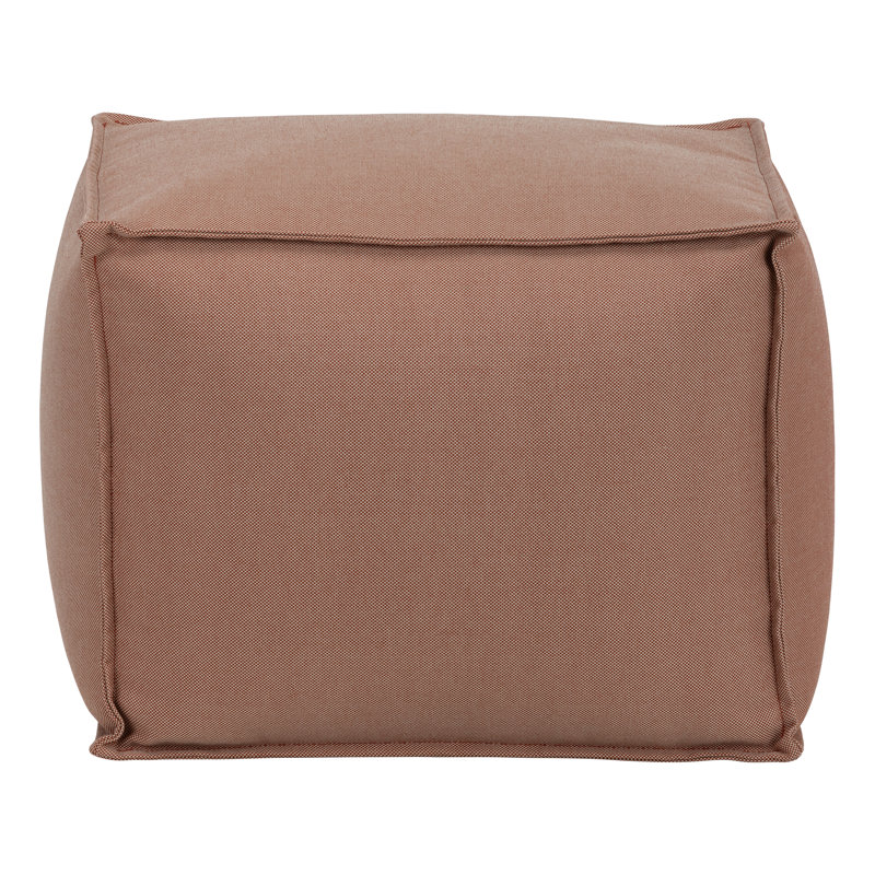 Multi-Use, Lightweight Indoor/Outdoor Ottoman for Relaxing and Seating, Brown
