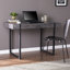 Petit bureau industriel, bureau spacieux pour ordinateur portable et planificateur, polyvalent (travail / artisanat / salle à manger), pieds en métal incrustés