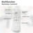 52 Inch Indoor Ceiling Fan With 6 Speed Remote 3 ABS Blade Reversible DC Motor White For Living Room