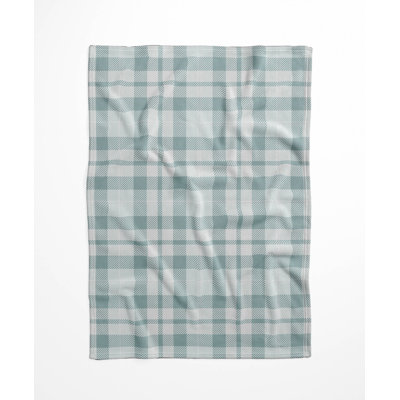 Gen Plaid Velveteen Fleece Blanket