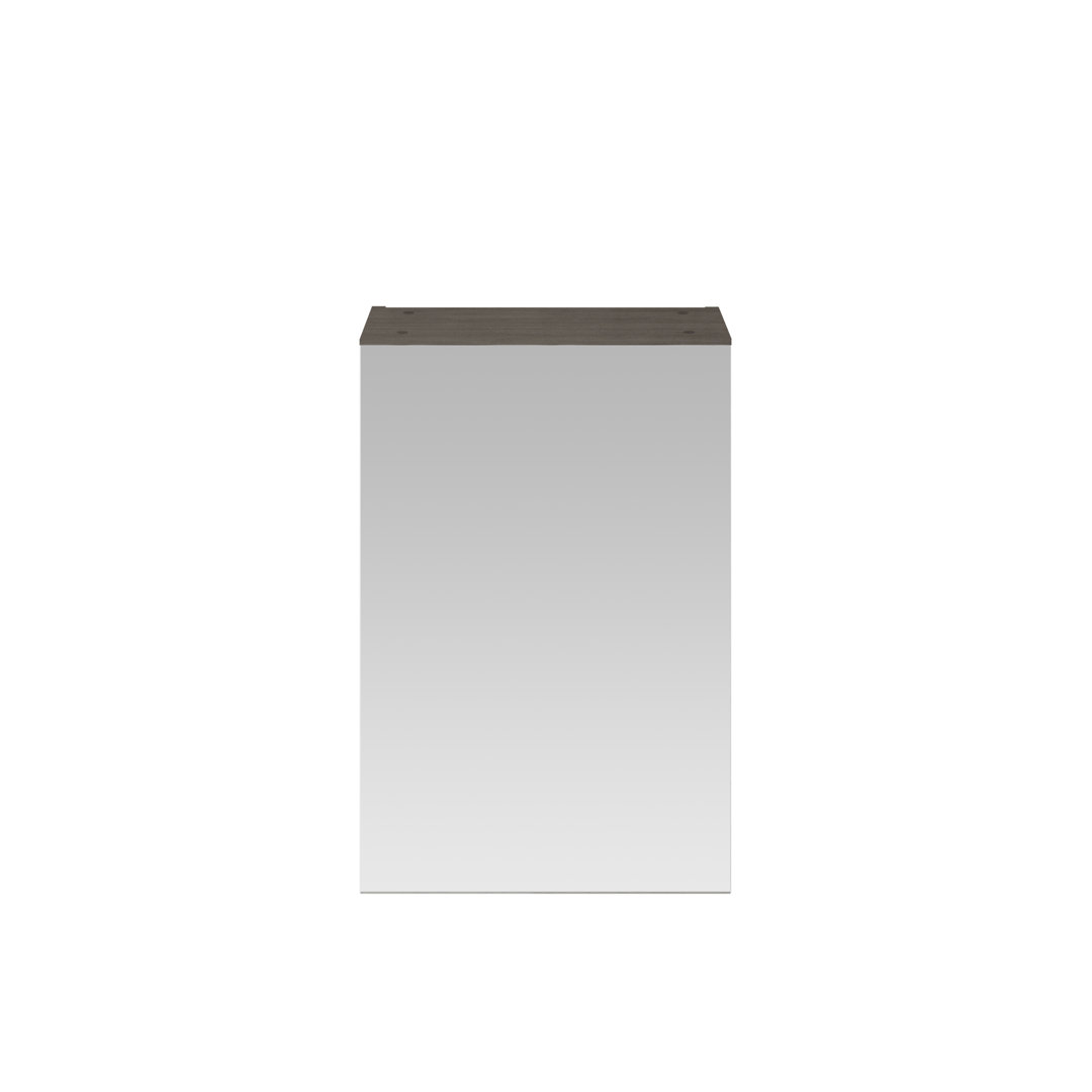 Fusion 450mm W 715mm H Surface Framed Medicine Cabinet Mirror 1 Adjustable
