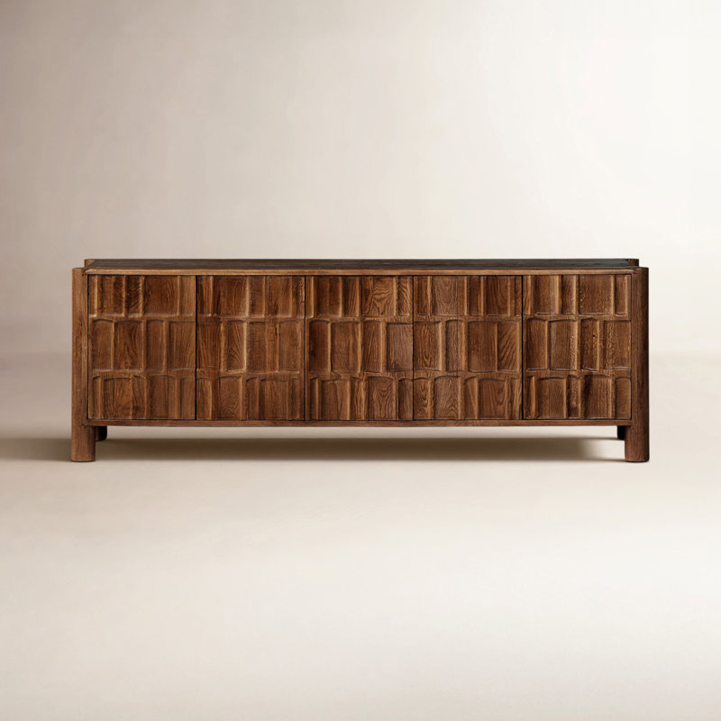 Ezri Media Console, Brown