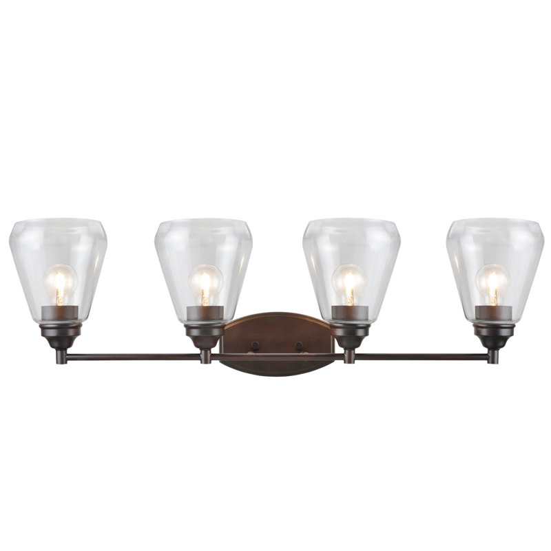 Wyble 4 - Light Dimmable Vanity Light, Oil Rubbed Bronze
