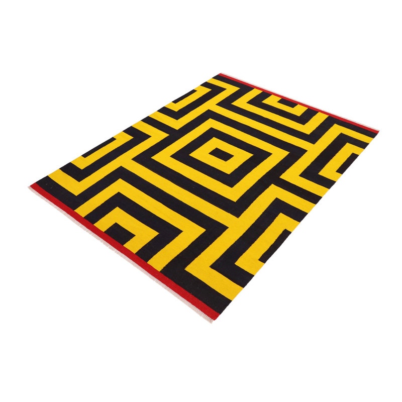 Wool Geometric Rug