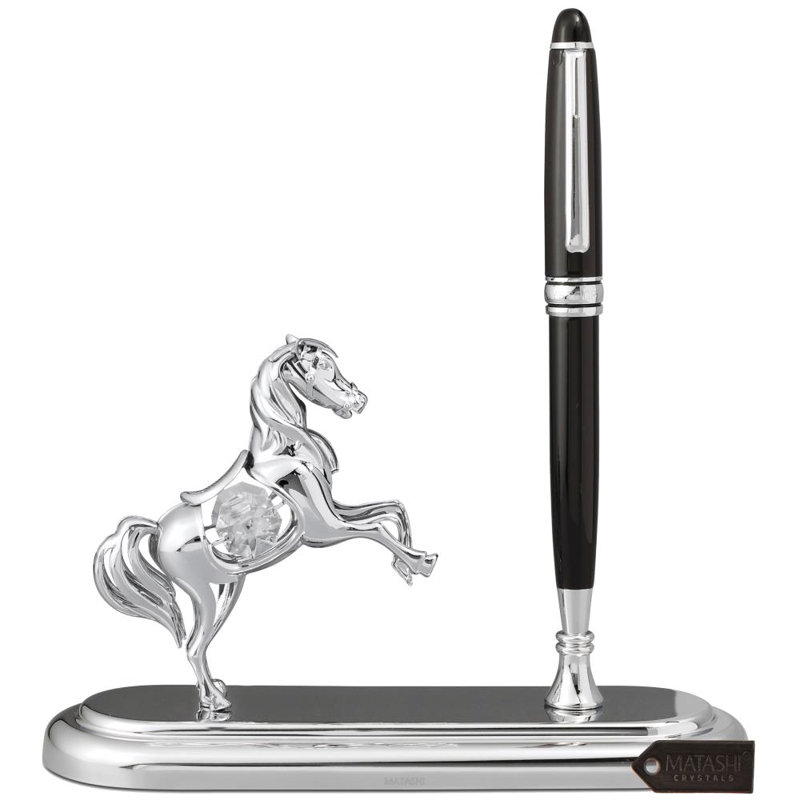 Porte-stylo de bureau de direction, Argent