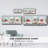Snow Globe Village Collection D- Framed Canvas