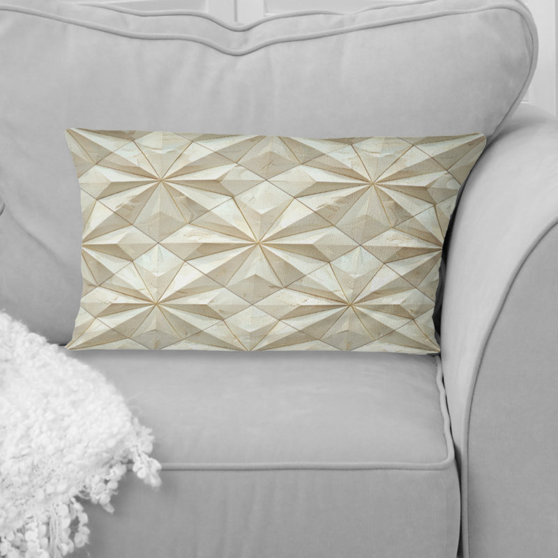 Coussin lombaire beige moderne Modern Star II