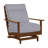 Kennebunkport Wrought Aluminum Outdoor Spring Lounge Chair-38581410-38581471-70236944